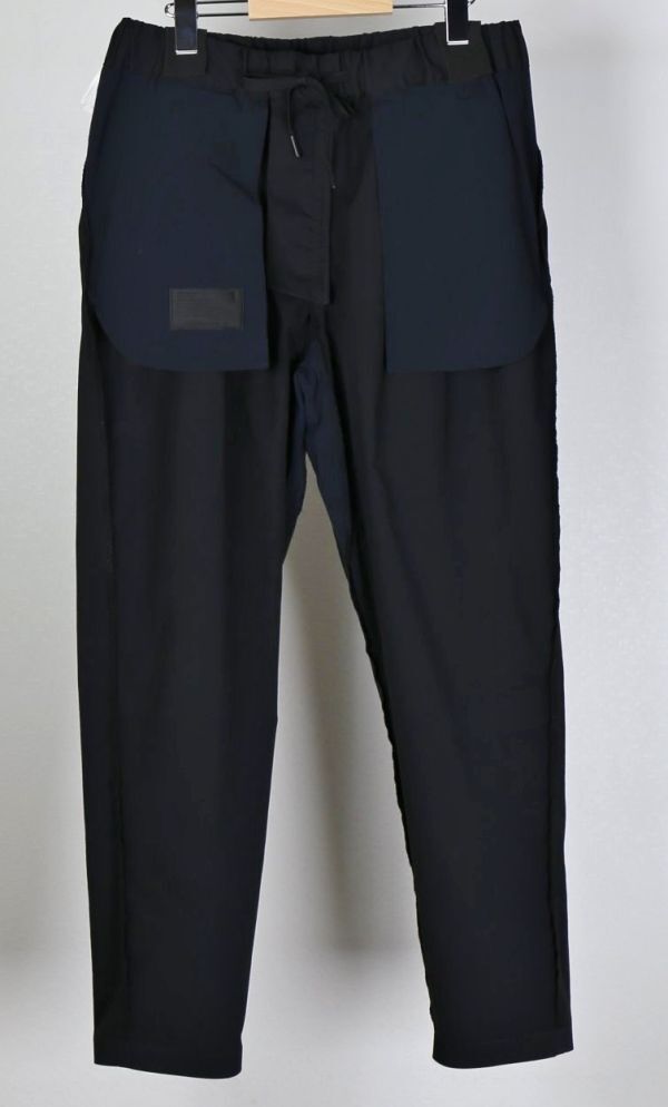 21SS White Mountaineering SOLOTEX 3 TUCKED TAPERED PANTS size1 BK2171401 ホワイトマウンテニアリング テーパード パンツ b7718_画像5