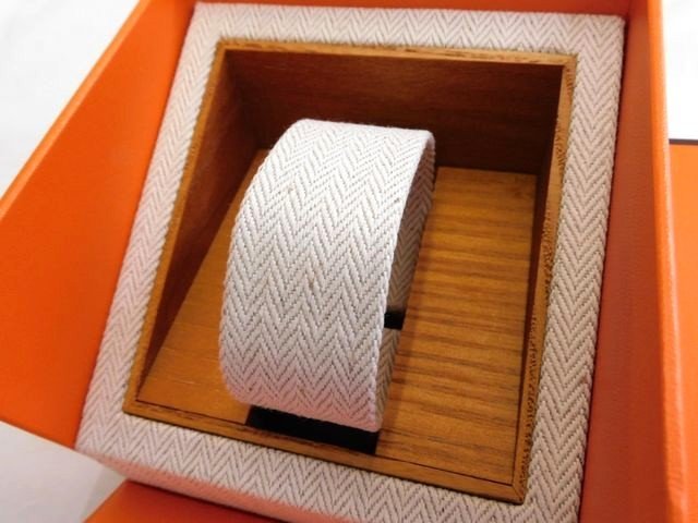 3F エルメス 時計ケースのみ ■ ボックス 箱 BOX 付属品パーツウォッチケース HERMES □6A_画像2