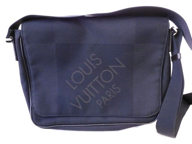 LOUIS VUITTON ルイヴィトン ■ M93618 プチ メサジェ ノワール ダミエ ジェアン ショルダーバッグ DR1102 □6B ムニ100_画像1