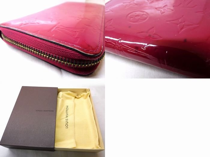 ヴィトン 財布 ■ M91597 CA4182 ジッピーウォレット ヴェルニ ローズアンディアン ピンク系 ラウンド LOUIS VUITTON □6B ニ100_画像4