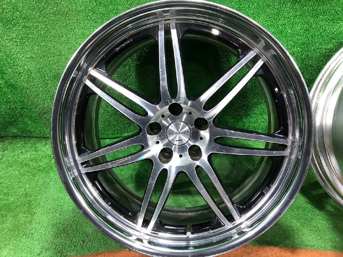 WORK　ワーク　VARIANZA　ヴァリアンツァ　21インチホイール　4本　PCD114.3　5穴　9.0J＋35　＋40　深リム　中古品〔KH26〕_画像2