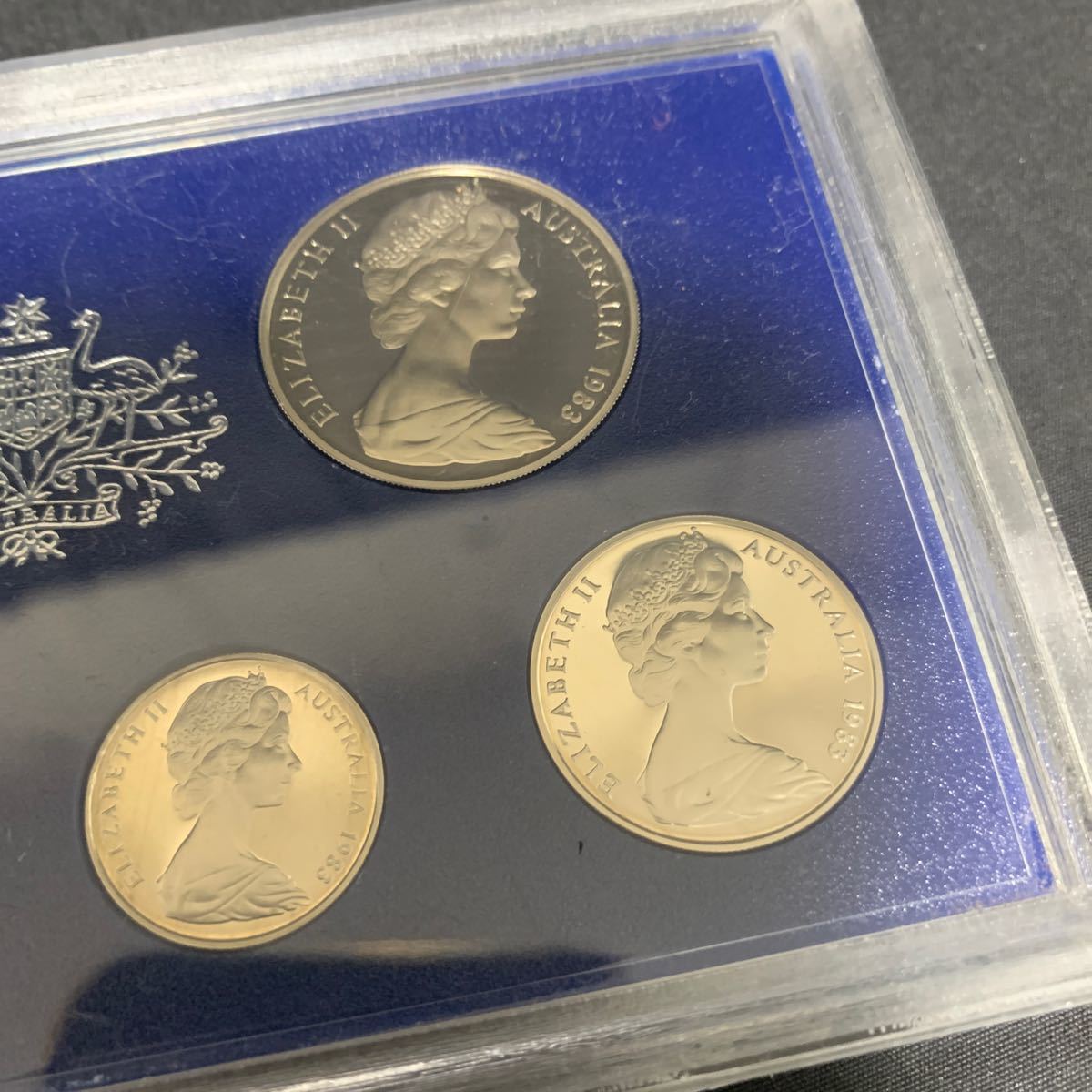 ROYAL AUSTRALIAN MINT エリザベス2世 プルーフコイン 1983年 オーストラリア 硬貨 コレクション プルーフ貨幣セット 記念硬貨 外国硬貨_画像6