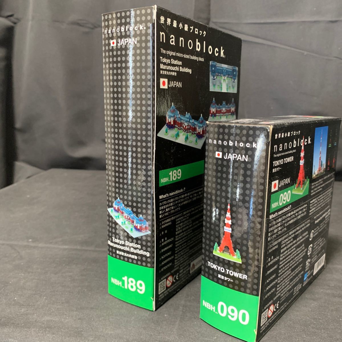 未開封 nanoblock 東京タワー NBH_090 東京駅丸の内駅舎 NBH_109 カワダ Tokyo Tower JAPAN Tokyo Station Marunouchi Building _画像3