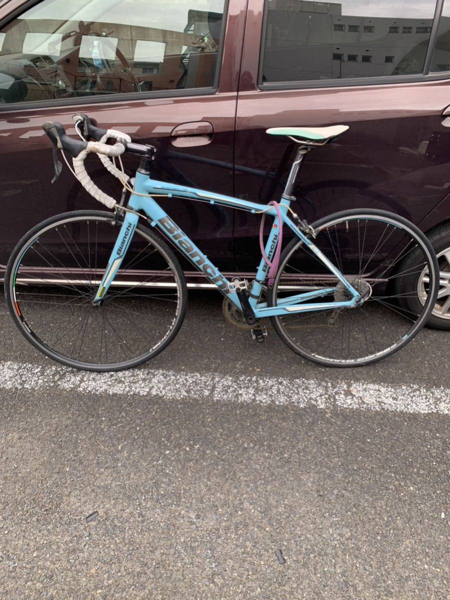 【川崎市直接引取限定】 Bianchi ビアンキ ALU HYDRO TRIPLE BUTTED 6000 ロードバイク 自転車 700×25c _画像1