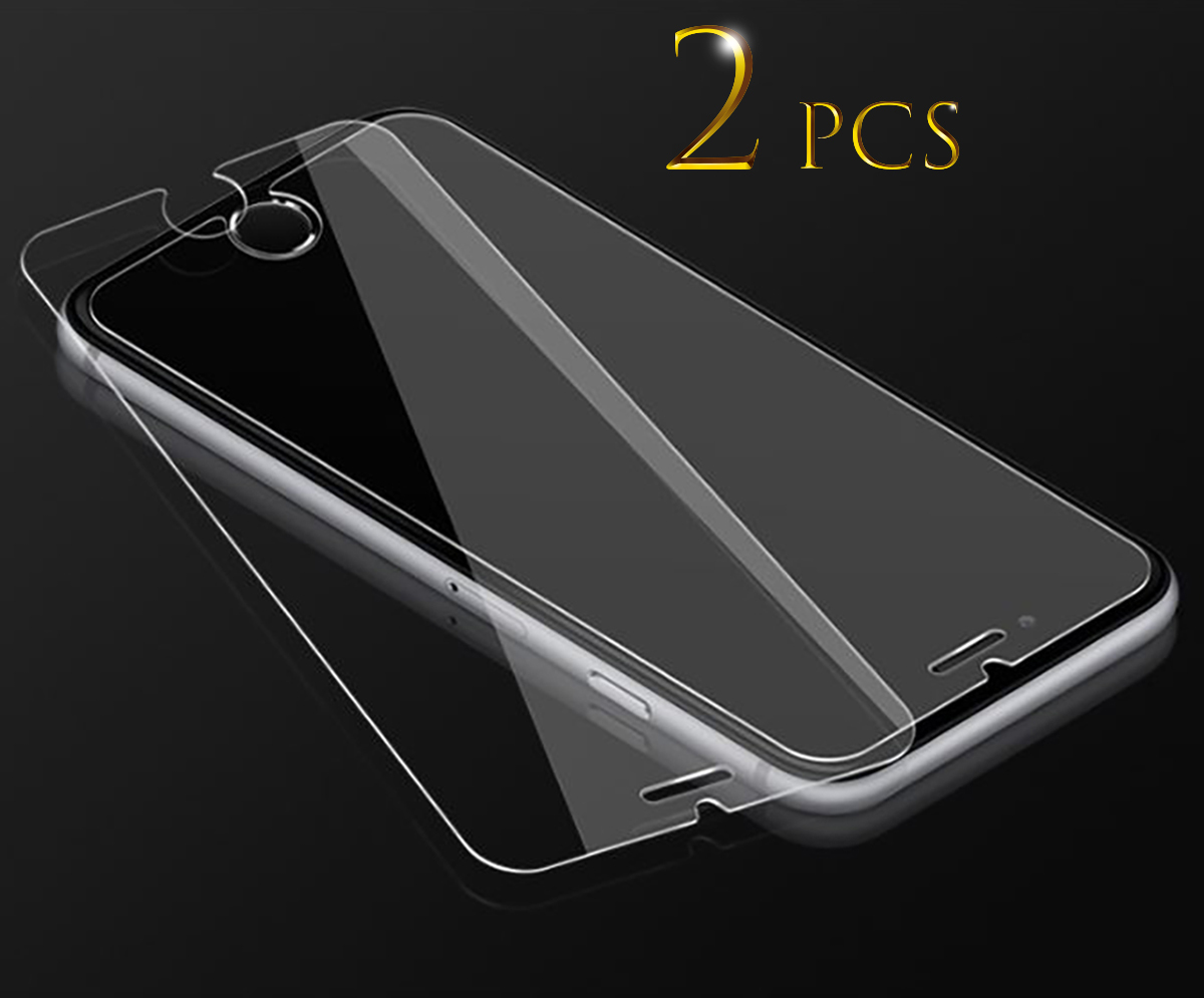 ２枚セット iPhone8plus iPhone7plus フィルム iPhone 7 8 plus 強化ガラス ブルーライト ブルーライトカット 貼りやすい 送料無料 透明の画像7