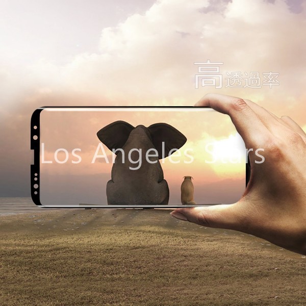 Galaxy S9 SCV38 SC-02K 保護フィルム ギャラクシー 強化ガラス ブルーライトカット 透明 9H 激安 人気 送料無料 送料込み 全面保護 sale_高い透明度