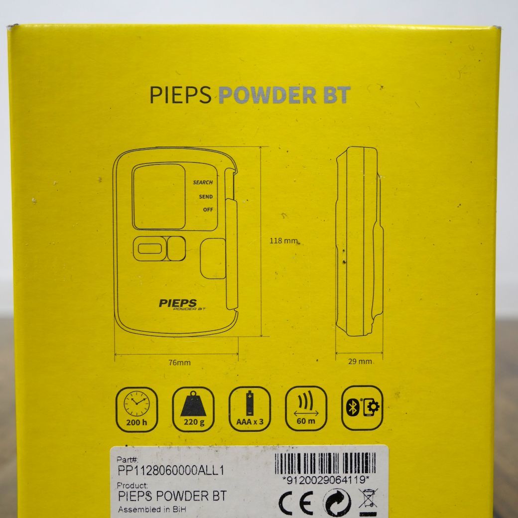 未使用 ピープス PIEPS POWDER BT パウダーBT アバランチ ビーコン 3アンテナ バックカントリー スキー 登山 アウトドア cf02ob-rk26y04989_画像7