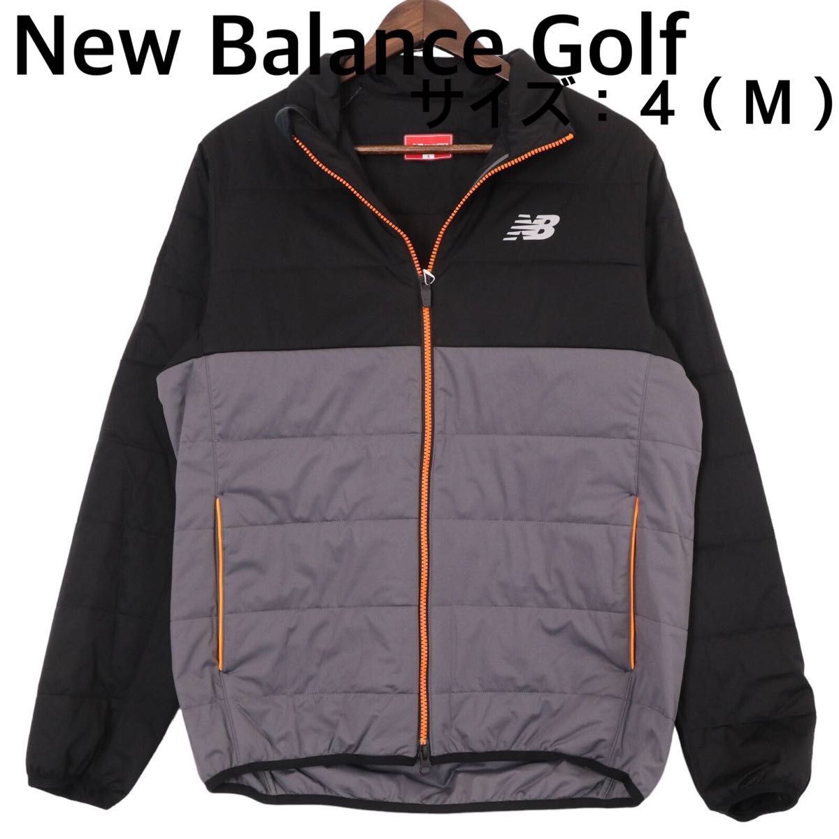 【新品、未使用】ニューバランスゴルフ　 中綿ジャケット　メンズ　サイズ：４（Ｍ）　ブラック　秋、冬_画像1