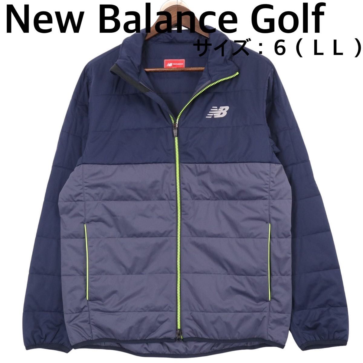 【新品、未使用】ニューバランスゴルフ　 中綿ジャケット　メンズ　サイズ：６（ＬＬ）　ネイビー　秋、冬_画像1