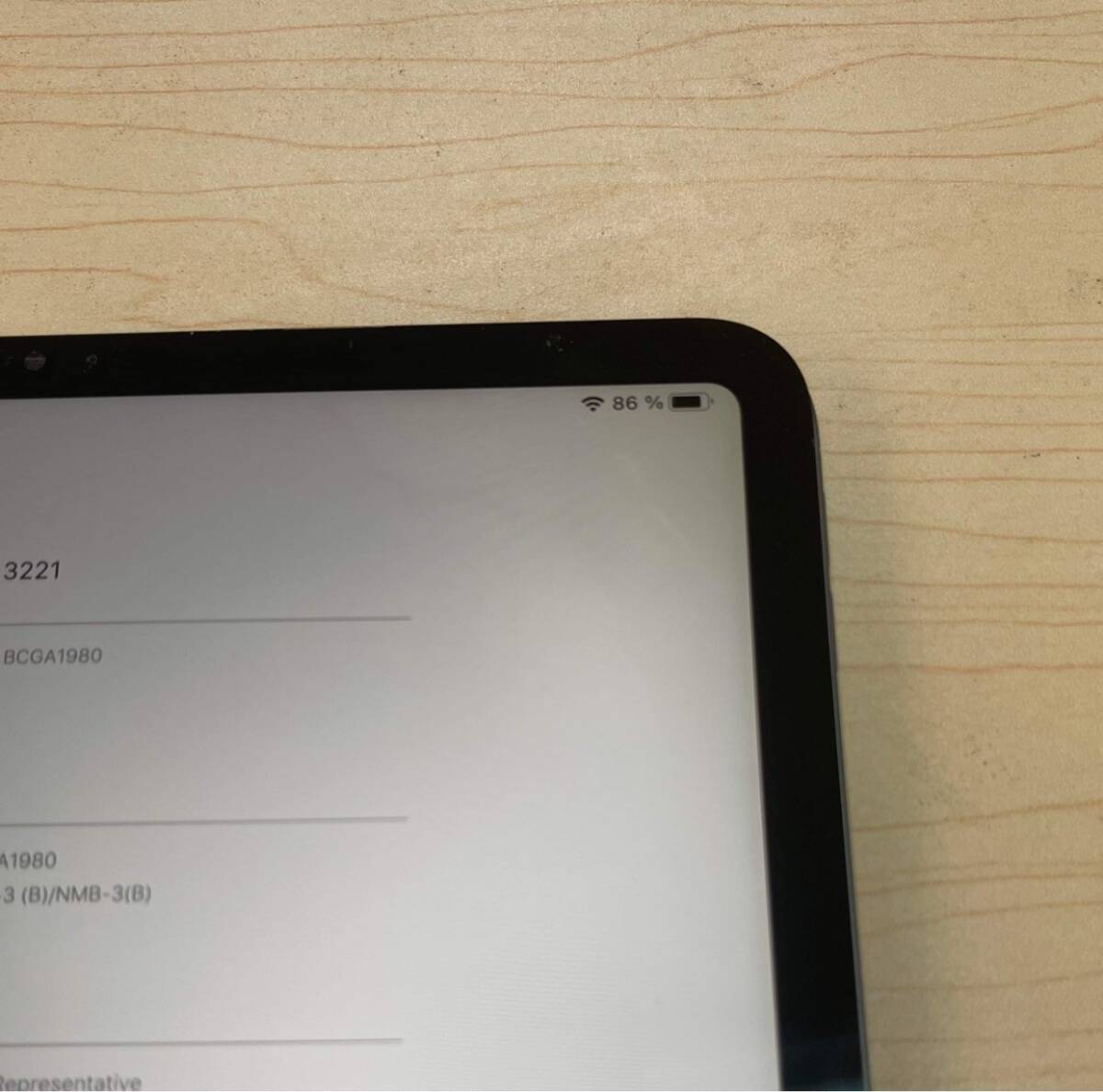 中古 純正品 iPad Pro 11 インチ(2018-2020) フロントパネル 中古 純正品 iPad Pro 11 インチ(2018-2020) フロントパネル