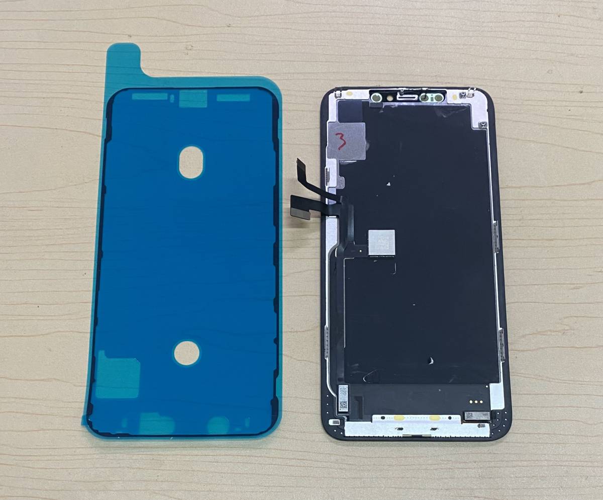 iPhone 11 Pro Max 純正有機EL 「純正再生品」 OLED フロント パネル 画面 液晶 修理 交換 、防水シール付き ジャンク3