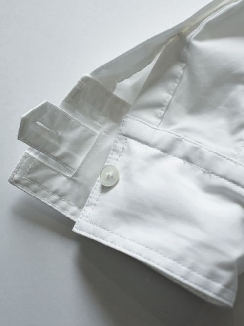 junhashimoto ジュンハシモト ARM BAND SHIRT アームバンドシャツ ミリタリーシャツ 長袖シャツ 白 ホワイト 5_画像3