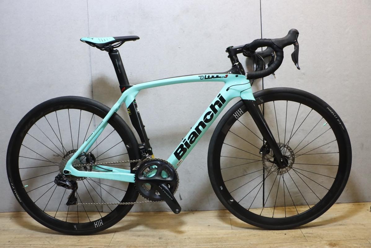 ■Bianchi ビアンキ OLTRE XR3 DISC フルカーボン SHIMANO ULTEGRA R8070 Di2 2X11S サイズ50 2020年モデル 超美品_画像1