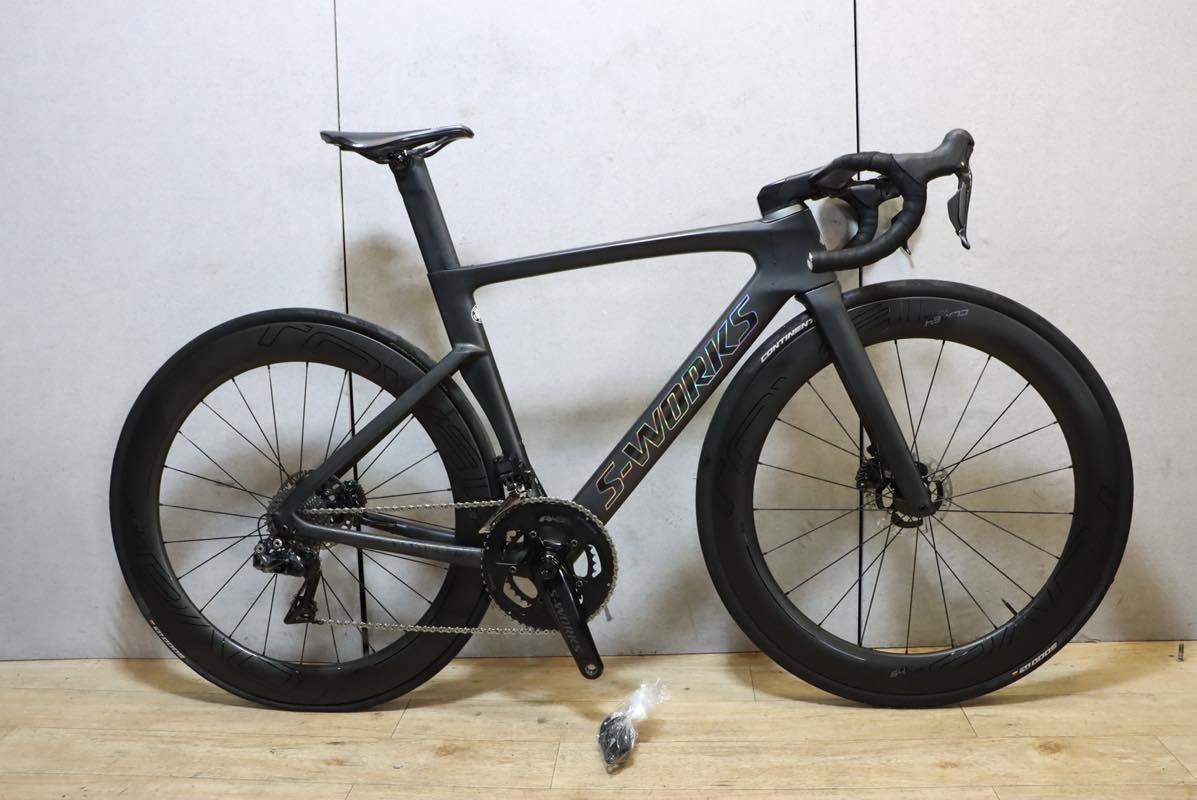 パワメ付!!■S-WORKS エスワークス VENGE DISC ROVAL RAPIDE CLX 64 DURA-ACE R9170 Di2 2X11S サイズ52 2019年モデル 超美品の画像1