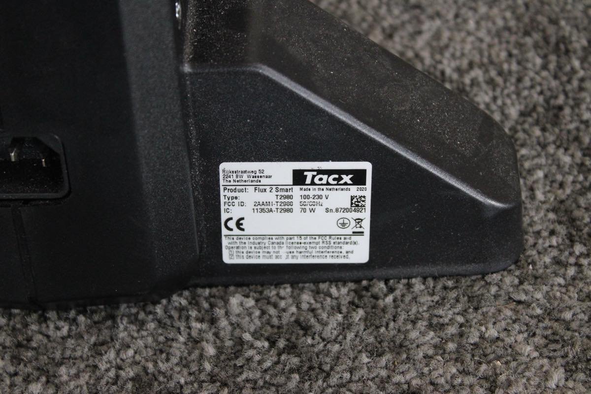 ◇Tacx タックス FLUX 2 T2980 smart サイクルトレーナー zwift対応 シマノフリー 11s対応 105スプロケット付属_画像8