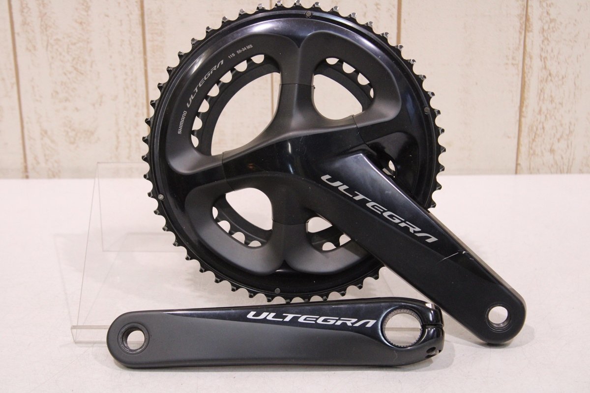 超美品 ★SHIMANO シマノ FC-R8000 ULTEGRA 2x11s 172.5mm 50/34T シマノ4ARM クランクセット セット