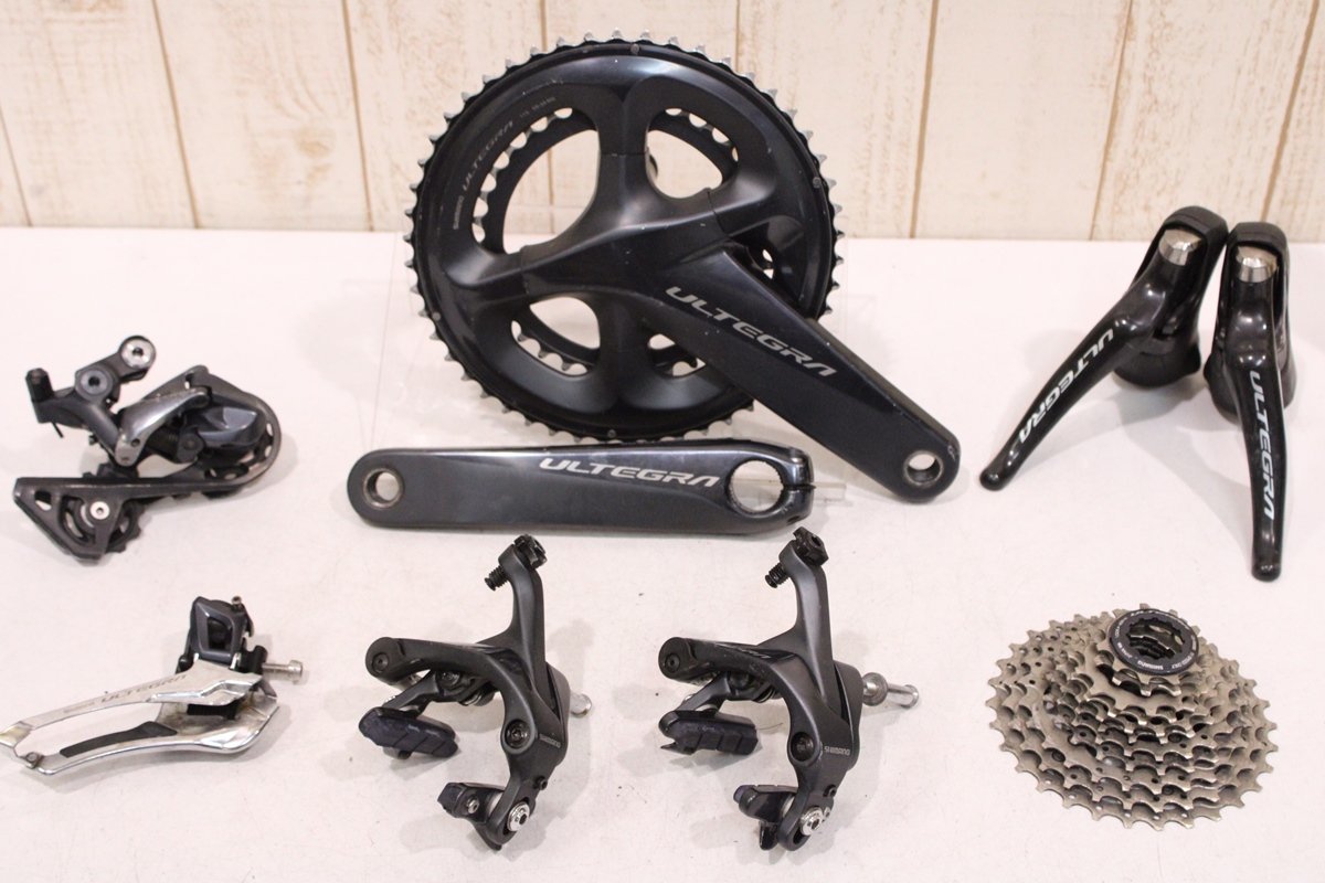 グランド牧場 セレクトセール R8000シリーズ シマノ ★SHIMANO ULTEGRA 50/34T 172.5mm グループセット リムブレーキ 2x11s パーツセット