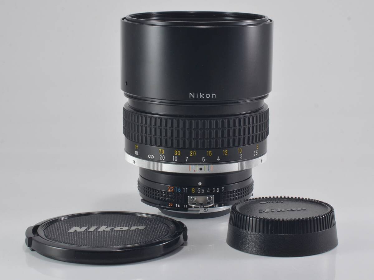 [美品☆ポートレートに最適!] Nikon (ニコン) Ai-s Nikkor 135mm F2 整備済! [動作保証] (52694)_画像9