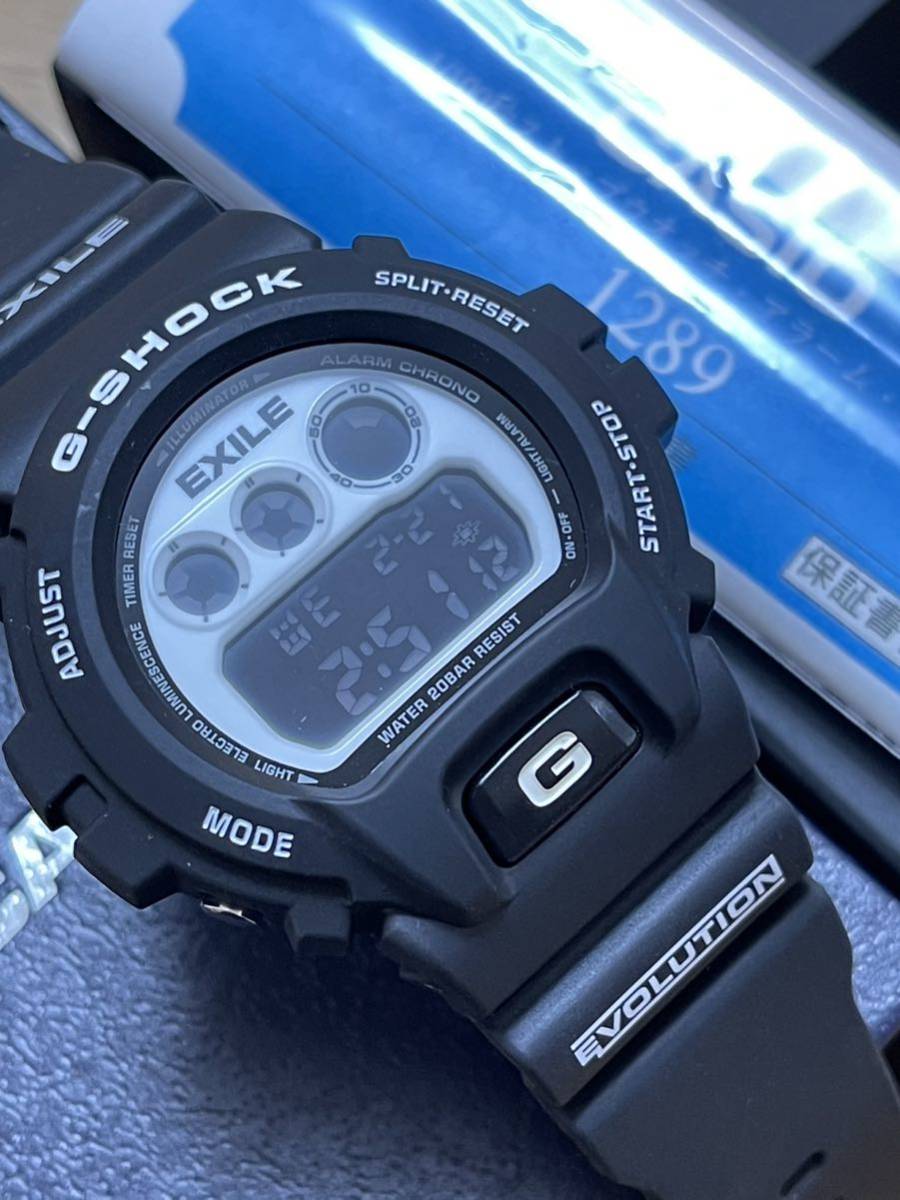 CASIO！即決！ラスト1本　国内正規品　EXILE コラボモデル　DW-6900FS ブラック×ホワイト　エグザイルモデル　新品　未使用品　G-SHOCK