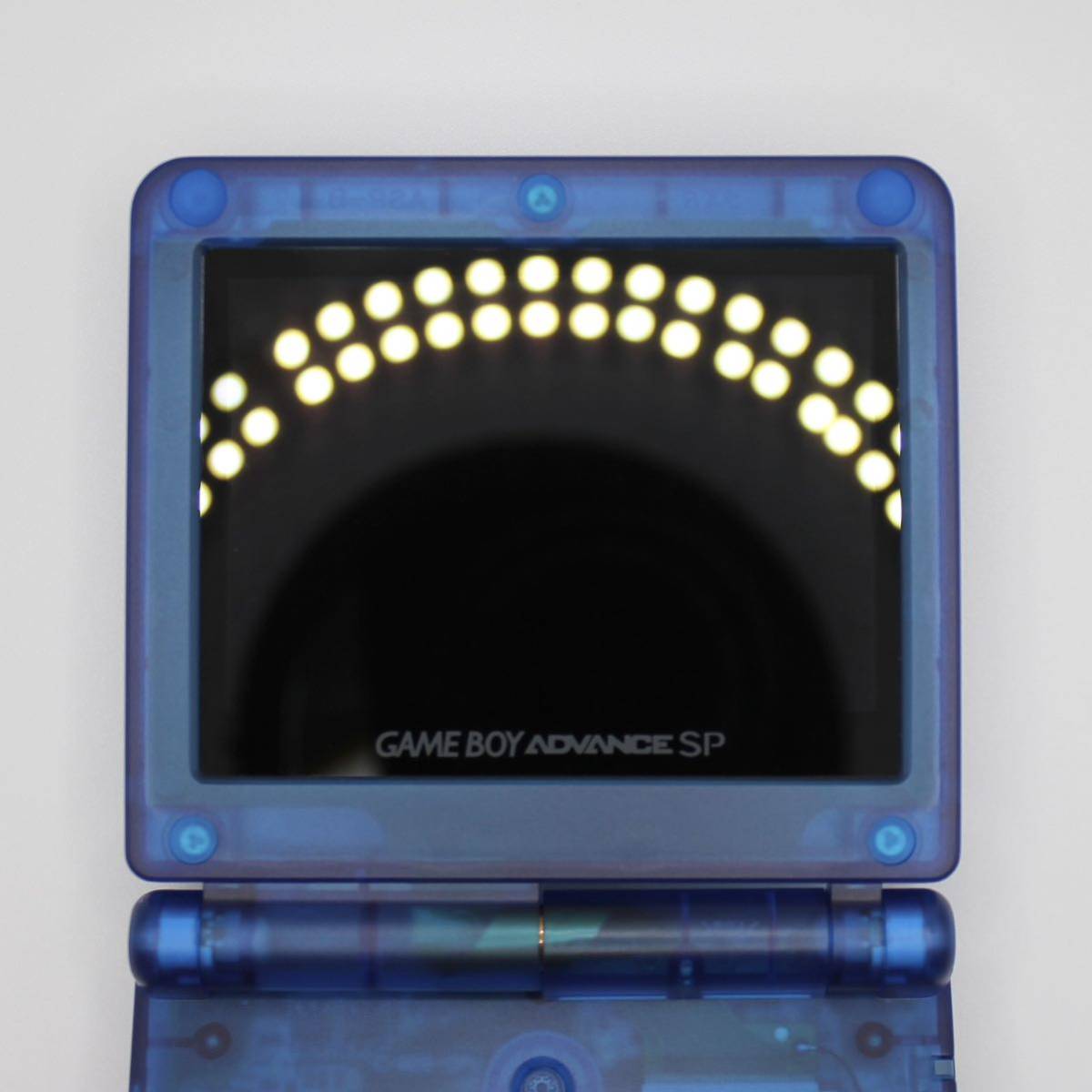  Game Boy Advance SP body IPS V7 backlight liquid crystal installing 045