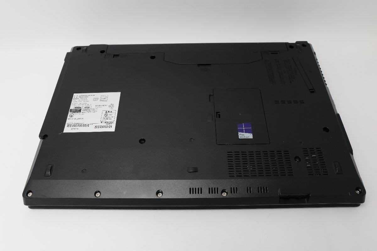 富士通 FUJITSU　Windows10　Professional（64ビット版）搭載 LIFEBOOK A574/M〇 付属品付　HDD 320GB/メモリ8GB※中古品※_画像5