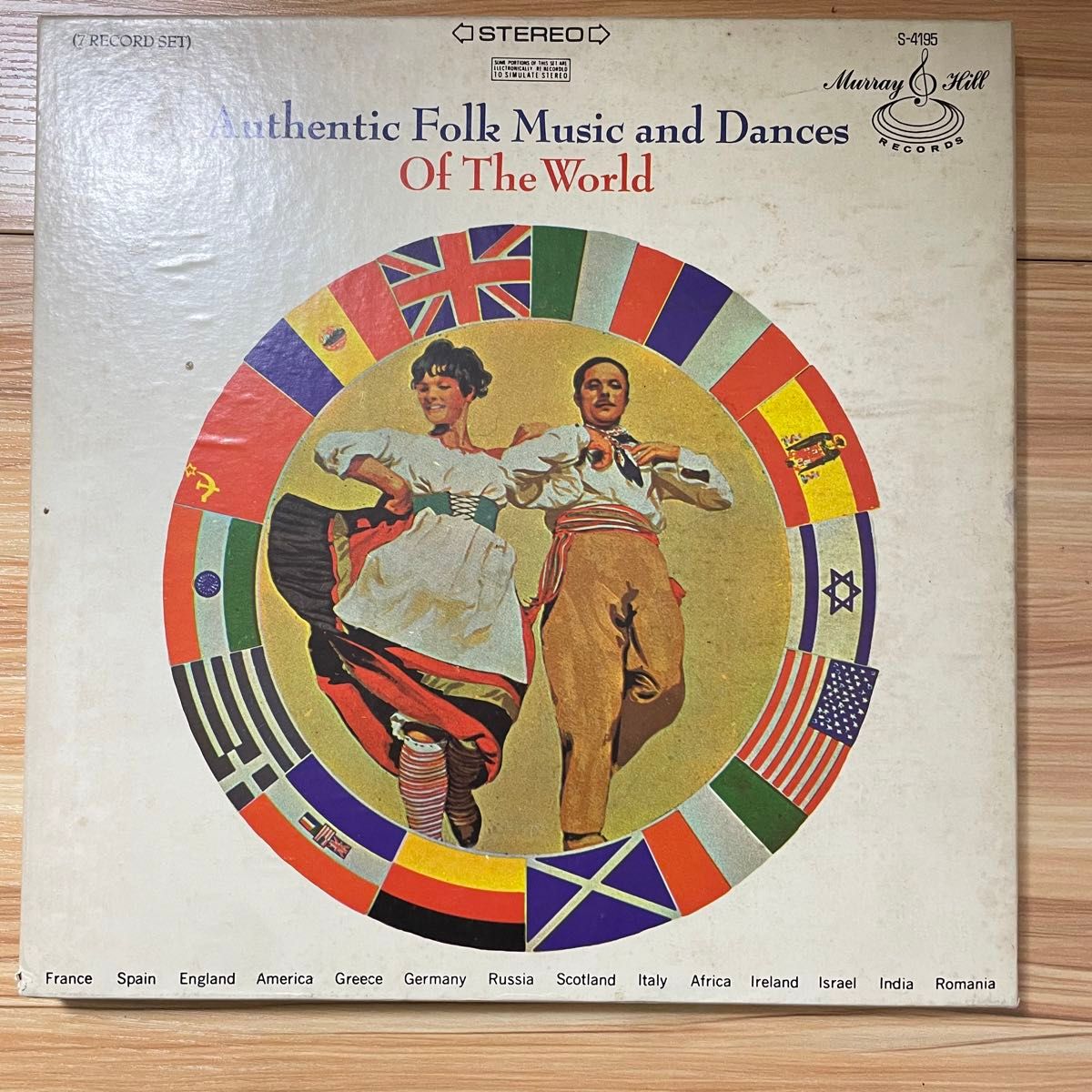 フォーク ミュージック & ダンス オブ ザ ワールド 7枚 LP ボックス-Murray Hill S-4185