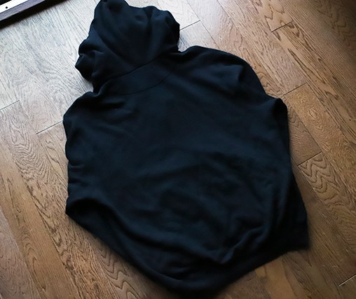 BEAMS Beams VAPORIZE oversize half Zip Parker black 