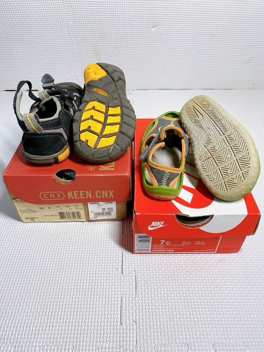 * child shoes New balance Nike keen Asics 13 13.5 14 16 17.5 18 NIKE asics key nnew balance 6 pairs set 