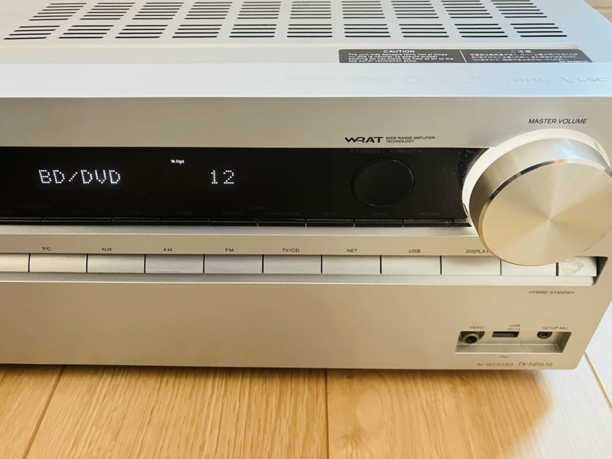 ONKYO TX-NR616 アンプ　AVレシーバー　オンキョー 現状_画像4