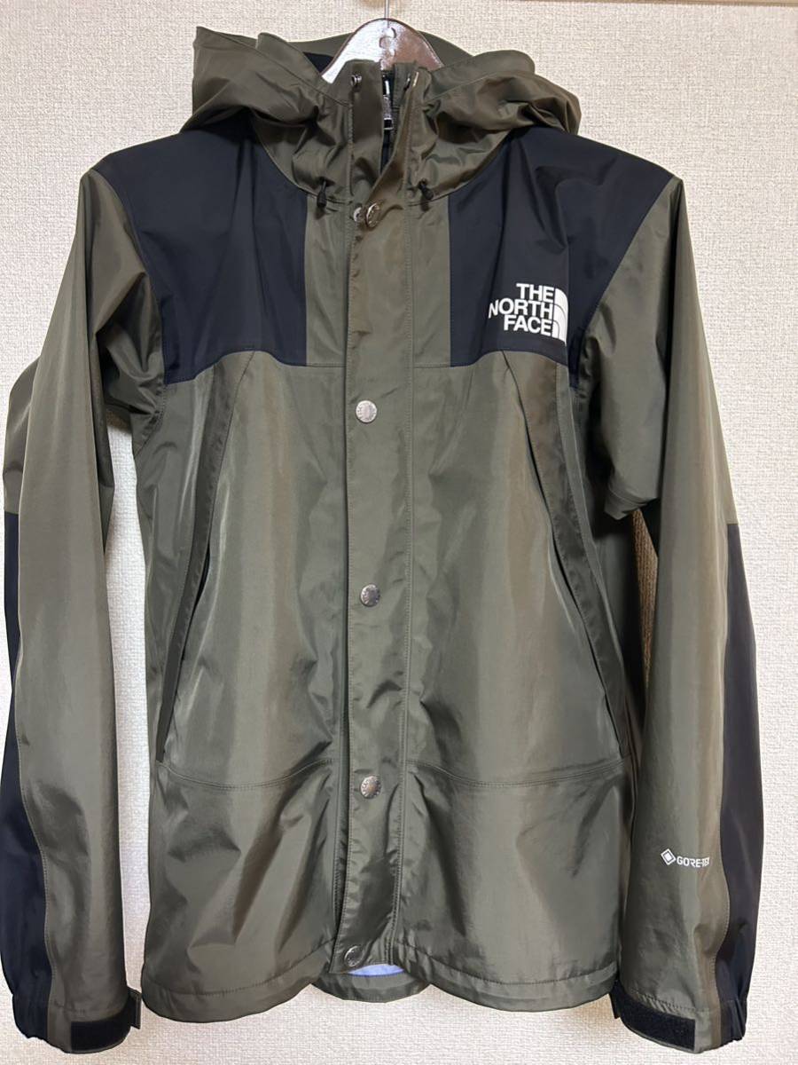 中古品　ノースフェイス　マウンテンレインテックスジャケット　NT　ニュートープ　M　 NP12333 　ゴアテックス the north face_画像2