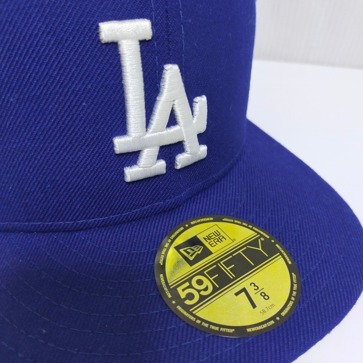 NEW ERA ニューエラ LA ロサンゼルス ドジャース 100周年 59fifty ベースボールキャップ 帽子 大谷翔平 7 3/8 (58.7cm) ブルー(青)_画像2