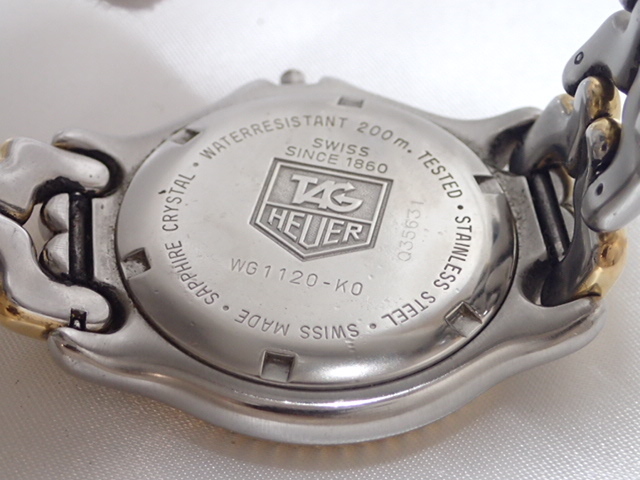 2218[T]ジャンク/タグホイヤー/プロフェッショナル 200ｍ/メンズ・ボーイズ腕時計/セルシリーズ/WG1120/934.213_画像5