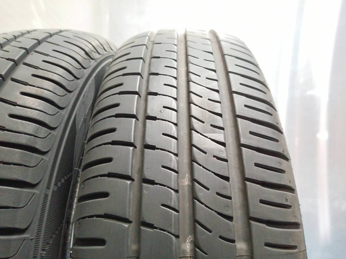 ★8.5-9分山★21年製★ ダンロップENASAVE EC204 155/65R13　社外ホイール 13×4J +43 4H-100 4本セット 軽自動車等　E144_画像10