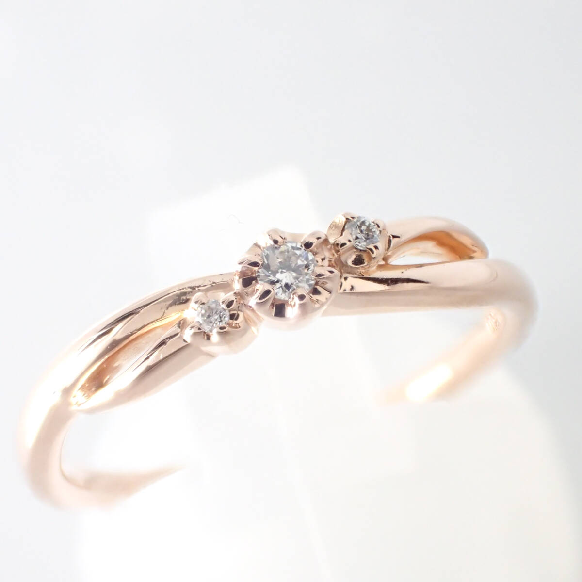  present goods 4*Cyondosi-K10PG diamond la Yinling g10 number pink gold 111126143104