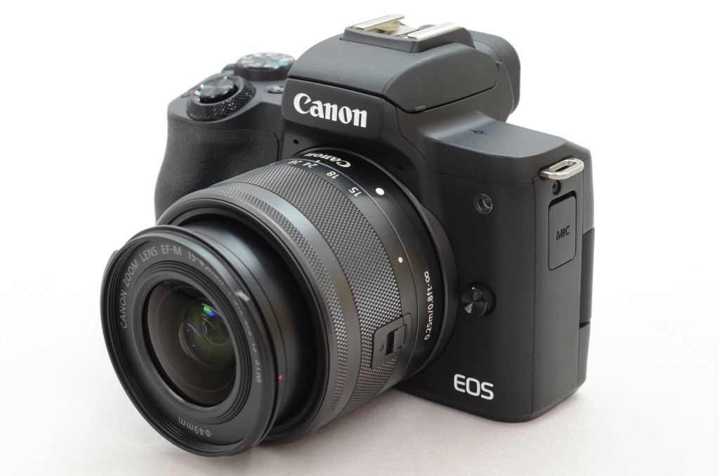 [中古]Canon EOS Kiss M2 ダブルズームキット ブラック