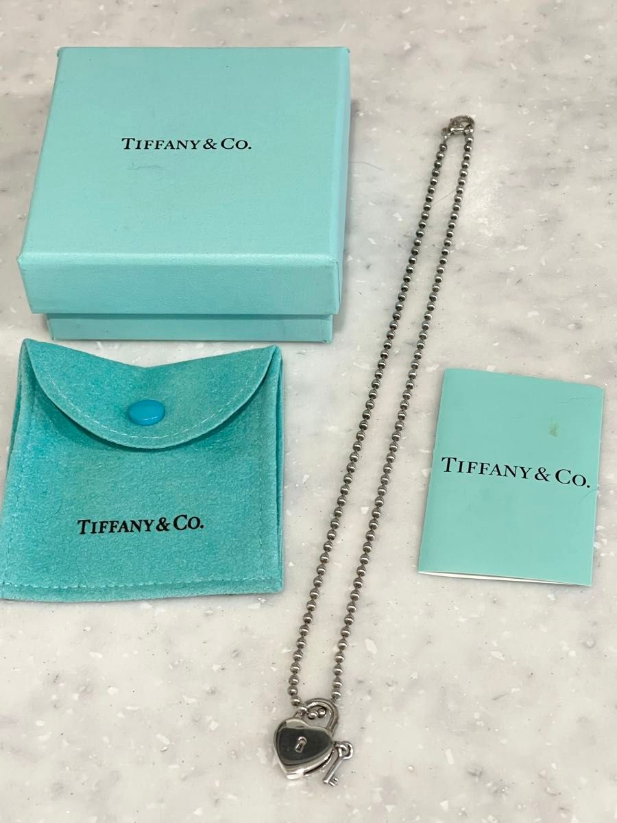 TIFFANY&Co. ティファニー ハートキー ネックレス SV925 シルバー