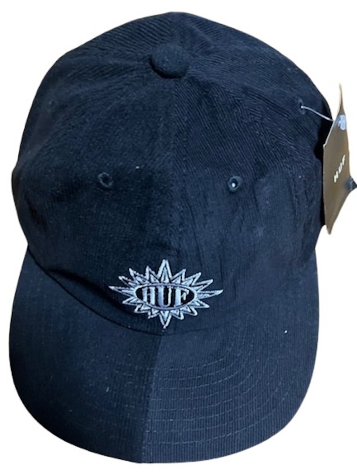 HUF Split Cord Strapback Hat Cap Black キャップ _画像4