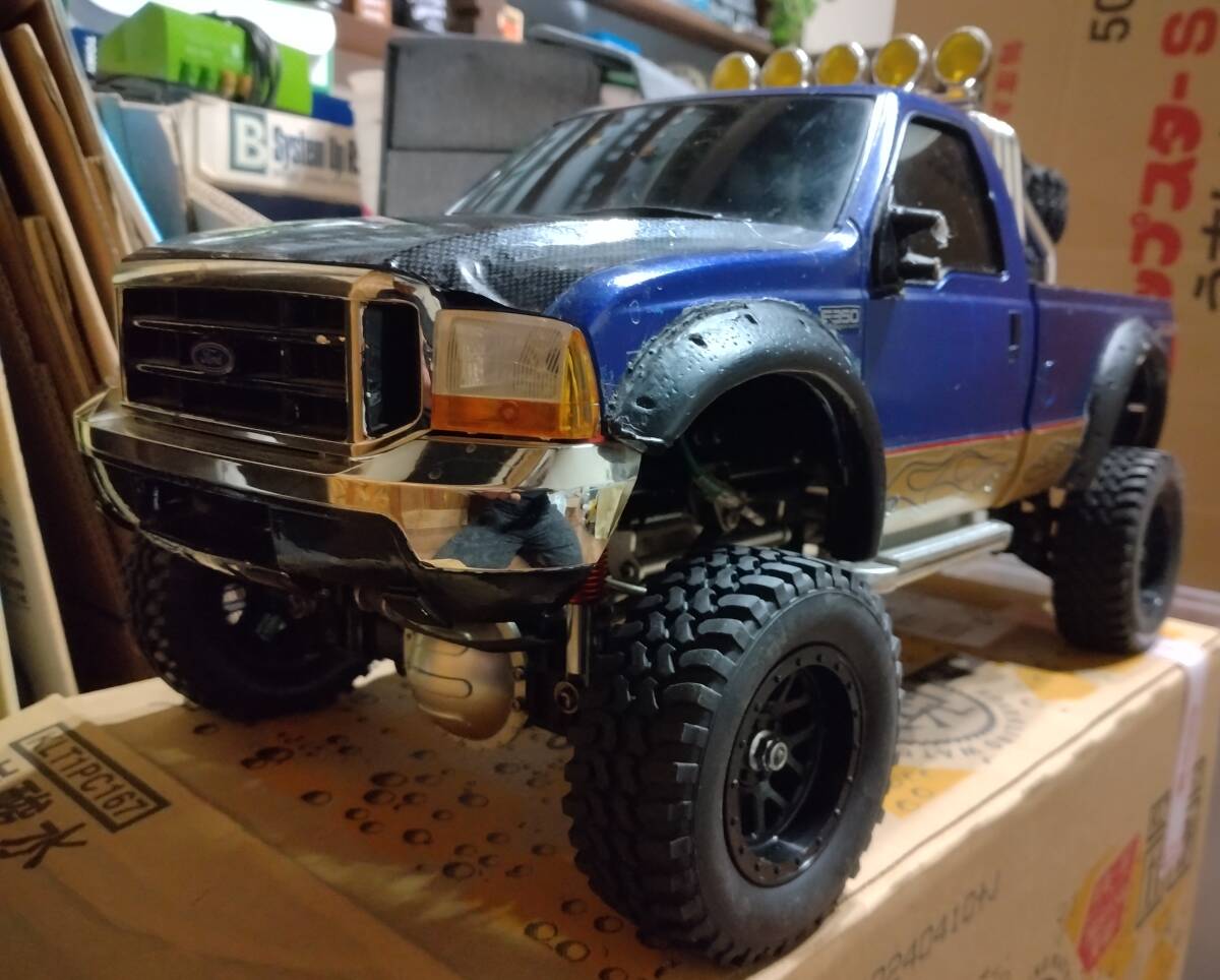 Yahoo!オークション - タミヤ フォードF350 ハイリフト 欠品あり Yahoo!オークション - タミヤ フォードF350 ハイリフト 欠品あり