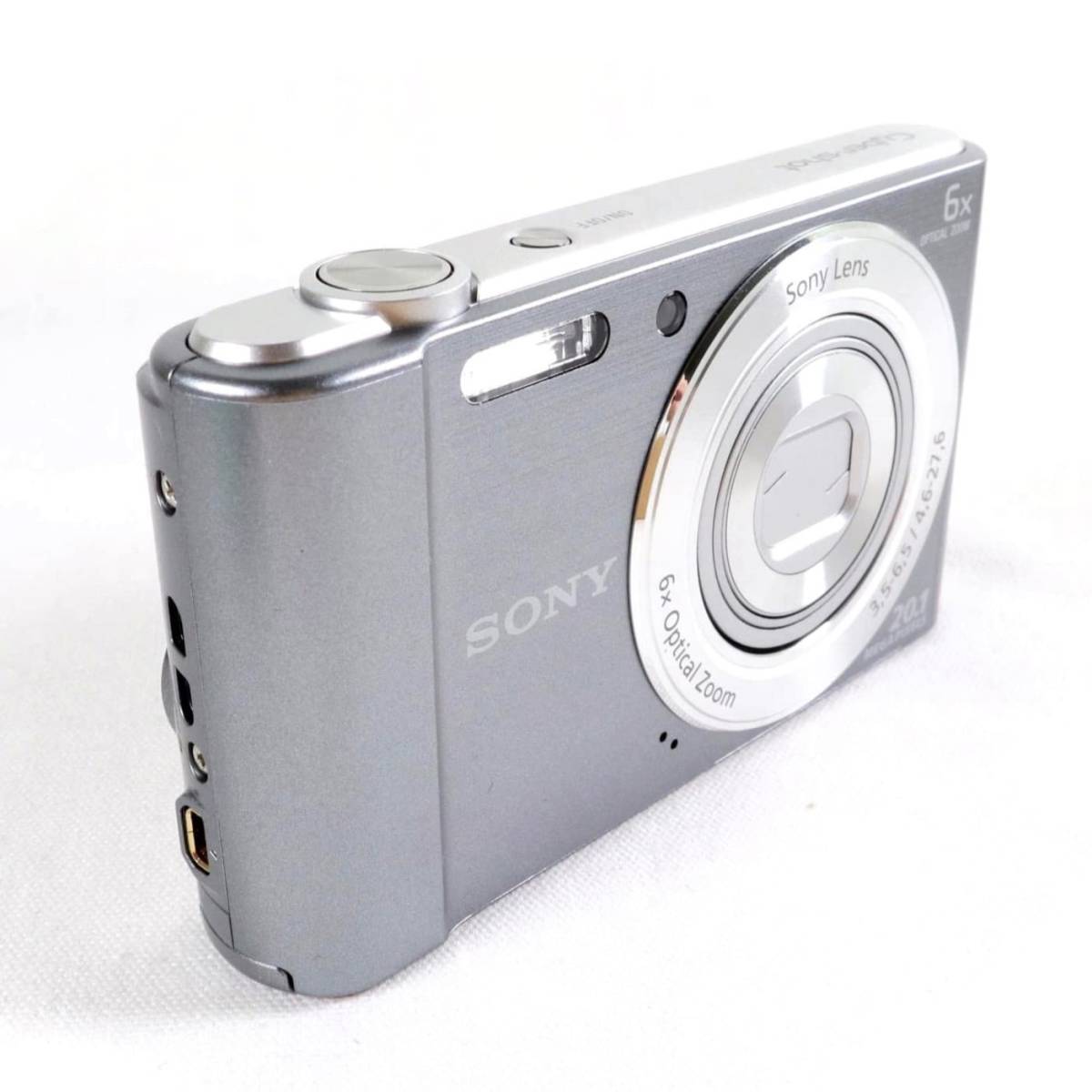 《訳あり 外観新品級》 コンパクトデジタルカメラ ソニー SONY DSC-W810 シルバー k2547_画像3