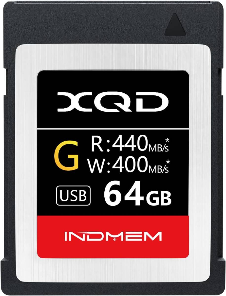 ◎INDMEM XQDメモリーカード 64GB　中古美品_画像1