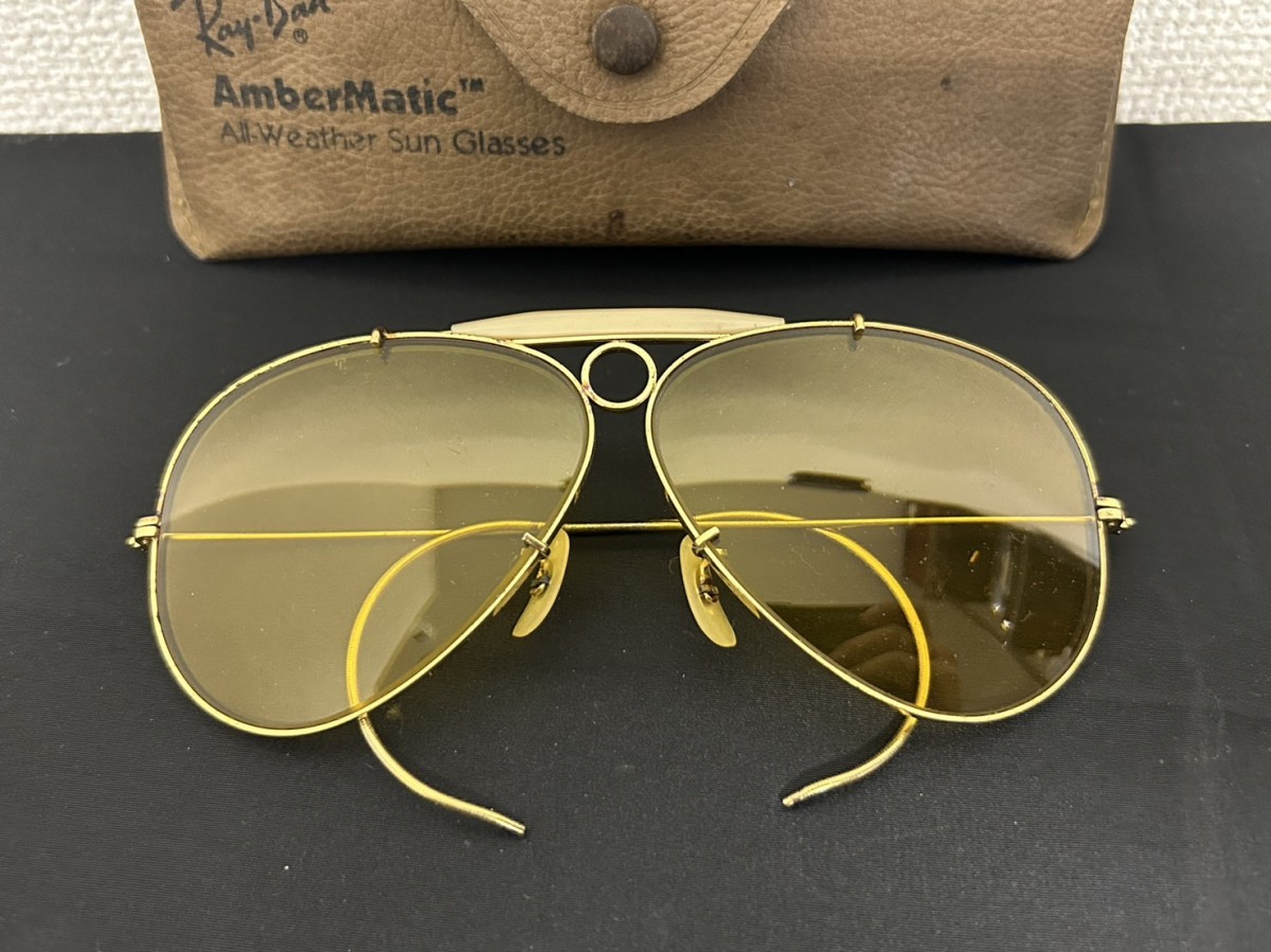 A3　Ray-Ban　サングラス　AmberMatic　アンバーマチック　ALL-Weather Sun Glasses　サングラス　B＆L　ボシュロム　ヴィンテージ　現状品_画像4