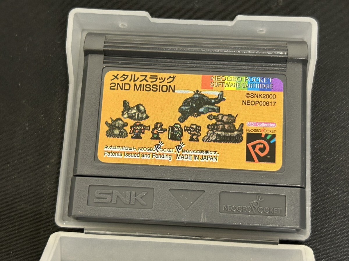 A1　METAL SLUG 2ND MISSION　メタルスラッグ　2ndミッション　NEOGEO POCKET COLOR　ソフト　ケース付　説明書付き　ゲームソフト　現状品_画像9