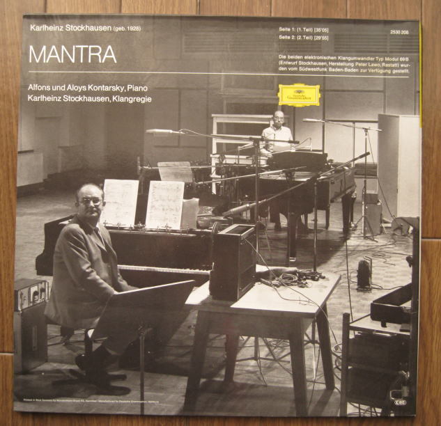 STOCKHAUSEN / MANTRA - ALFONS UND ALOYS KONTARSKY. PIANO