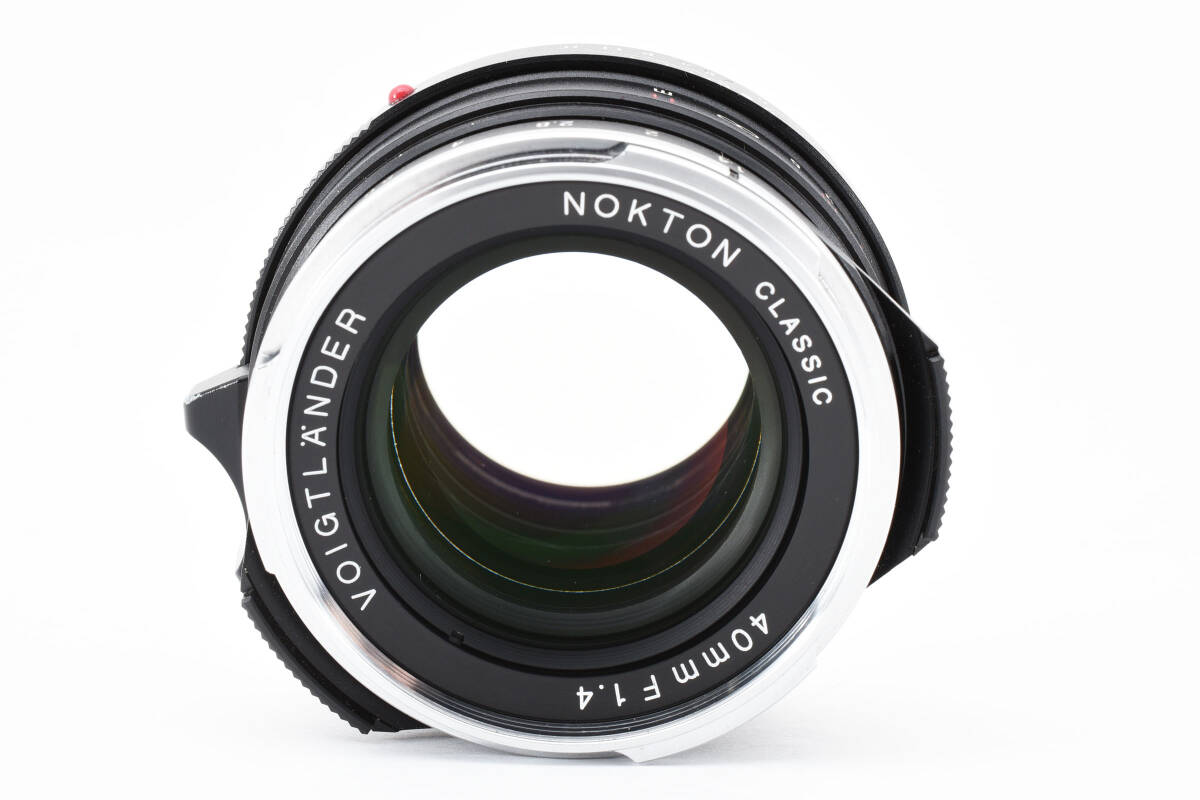 ★極上美品★ フォクトレンダー Voigtlander NOKTON CLASSIC 40mm F1.4 VMレンズ OL017 #1800の画像2
