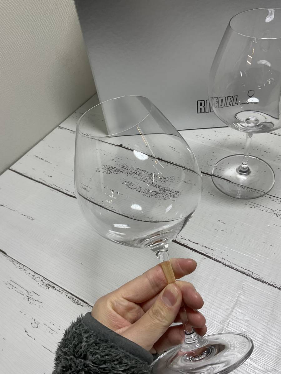 RIEDEL Lee Dell vi nom Bourgogne wine glass pair set 416/7-2