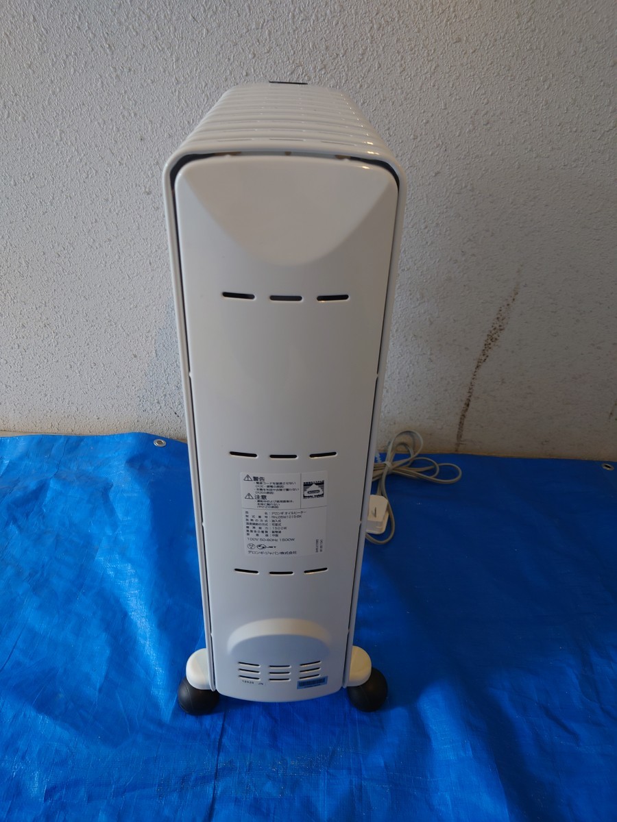 sr1234 073 動作品 Delonghi オイルヒーター RHJ35M1015-BK デロンギ 暖房器具 暖房 ヒーター 家電 現状品 中古_画像4