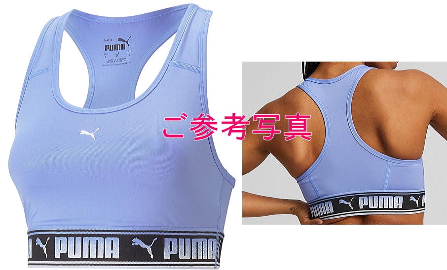 2023 spring summer model 522001*PUMA Puma * sports bra ja- middle support type strong bla top * yoga tilapis training Jim 