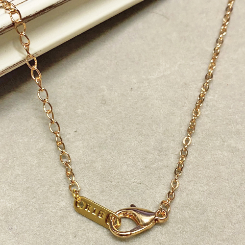 新品 送料全国一律 インフィニティネックレス Gold necklace 18kgp Gold Plated 35_画像4