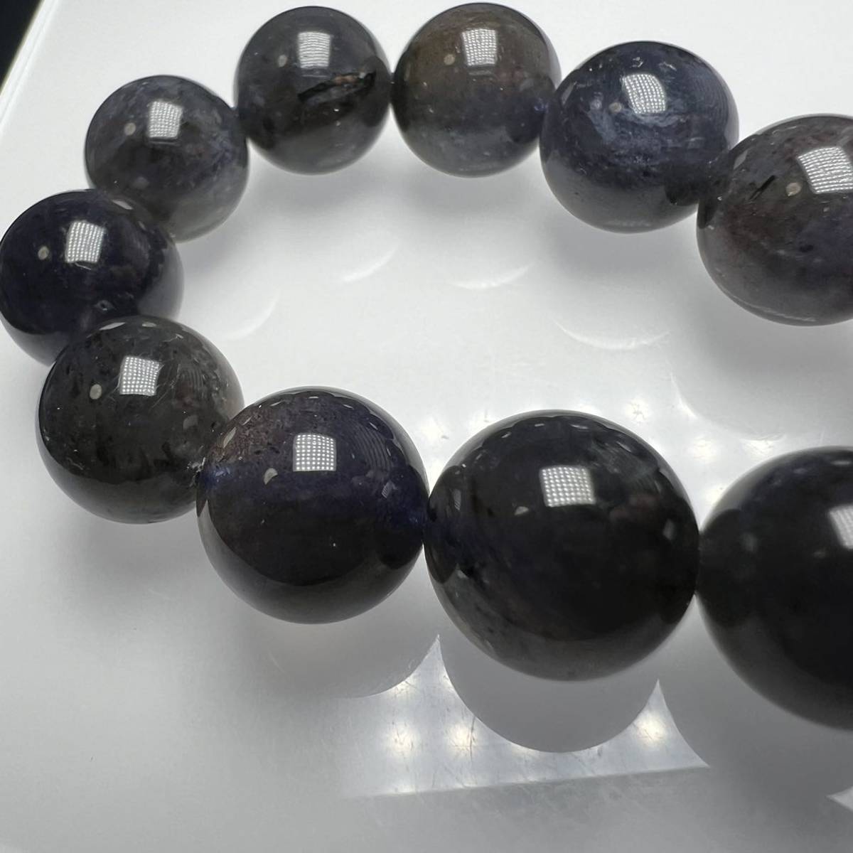 【62275】アイオライト 10.5mm ブレスレット 天然石