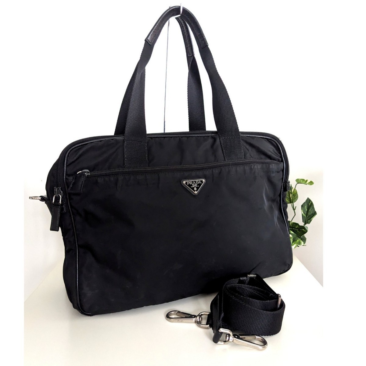PRADA プラダ 2way 大きめ ショルダー トートバッグ ビジネス PRADA プラダ 2way 大きめ ショルダー トートバッグ ビジネス